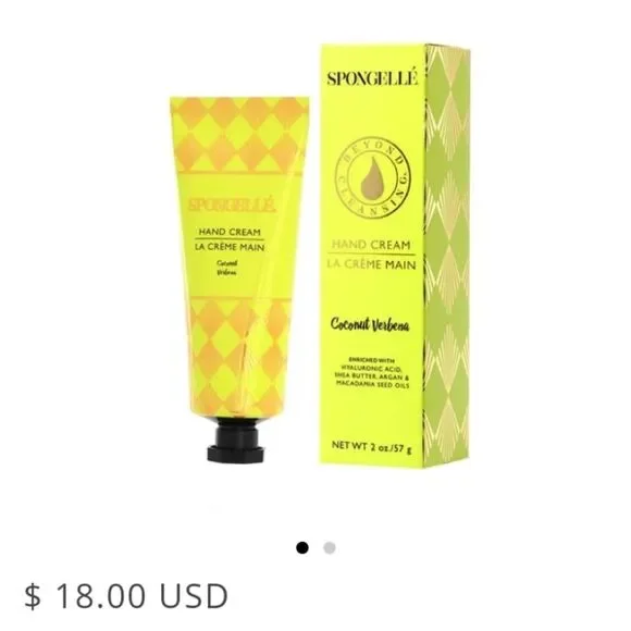 Spongelle Coconut & Verbena Hand Cream NEW/SEALED - Picture 4 of 4